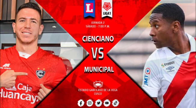 Cienciano recibirá a Municipal por la fecha 2 de la Liga 1 2022 Cienciano recibirá a Municipal por la fecha 2 de la Liga 1 2022
