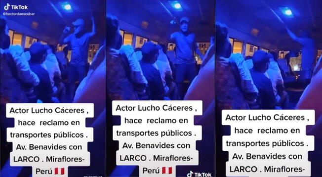 Lucho Cáceres deja su auto y discute con conductor que generaba tráfico en plena avenida