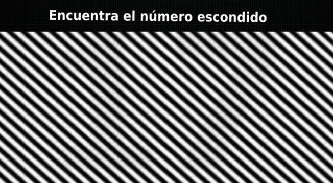 Reto visual avanzado: Tienes 10 segundos para encontrar el número escondido