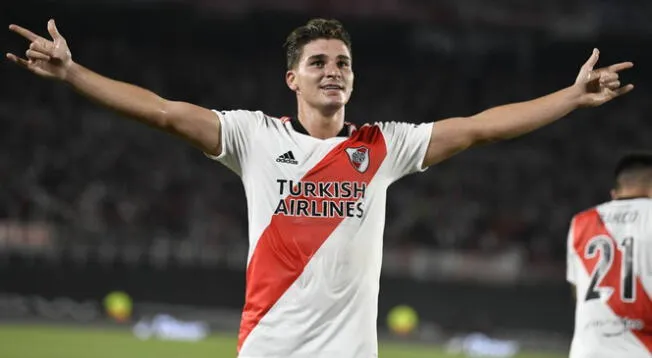 Julián Álvarez marcó un triplete en el River Plate vs Patronato