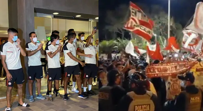 Hinchas de Universitario realizaron multitudinario banderazo Hinchas de Universitario realizaron multitudinario banderazo