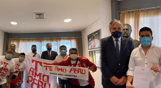 Hinchas de Perú en Uruguay asistieron a la embajada para reclamar el alto precio de las entradas