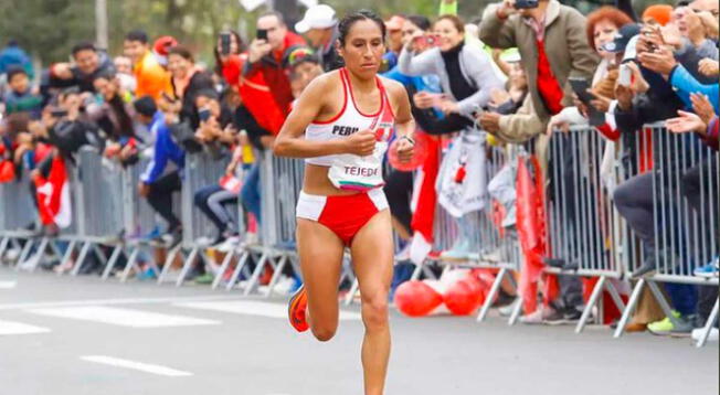 Gladys Tejeda impone nuevo récord sudamericano en la Maratón de Sevilla.