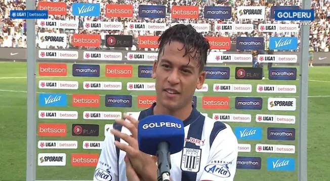 Cristian Benavente marcó su primer gol con Alianza Lima