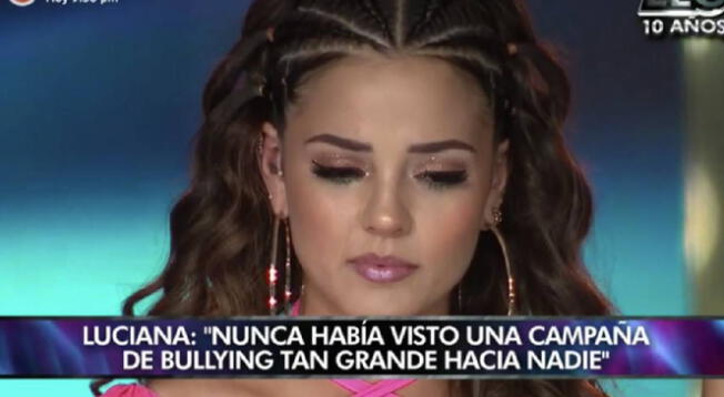 Esto es guerra: Luciana Fuster se quiebra en vivo por culpa del bullying