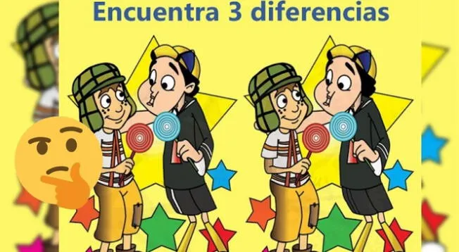 ¿Podrás ver las 3 diferencias en el Chavo y Quico? Resuelve este reto visual en segundos