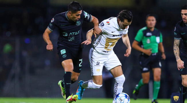 Pumas UNAM y América igualaron sin goles por la Liga MX