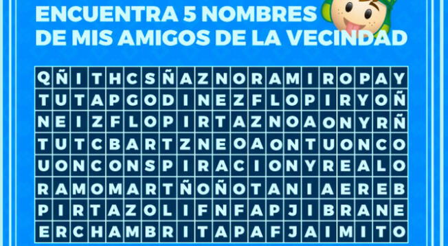 Nuevo pupiletras EXTREMO: Encuentra a los 5 amigos del Chavo del 8 en 15 segundos Nuevo pupiletras EXTREMO: Encuentra a los 5 amigos del Chavo del 8 en 15 segundos
