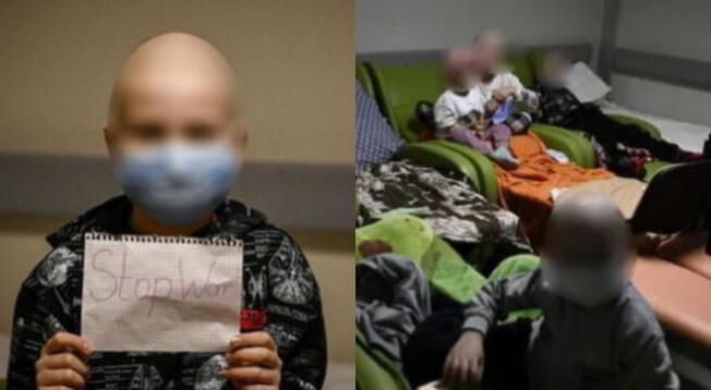 Ucrania: Niños ucranianos con cáncer se refugian y piden detener la guerra ante Rusia