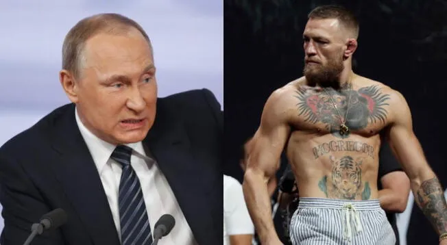 Video viral de Vladimir Putin y Conor McGregor en Rusia.