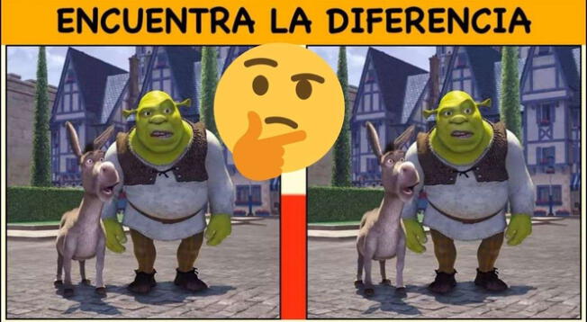 ¿Ves la diferencia en Shrek y el Burro? Solo el 5% logró resolver este reto visual ¿Ves la diferencia en Shrek y el Burro? Solo el 5% logró resolver este reto visual