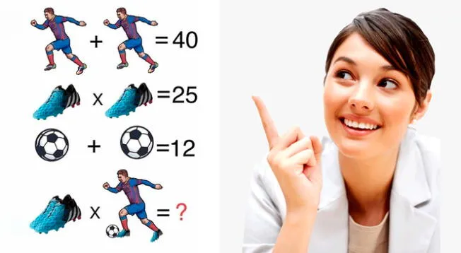 Reto visual: dale solución a esta singular suma sobre Messi, unos chimpunes y un balón