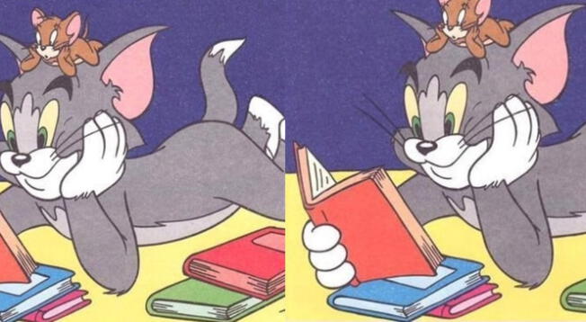 El 95% no lo logró: Encuentra las 3 diferencias en el acertijo visual de Tom y Jerry