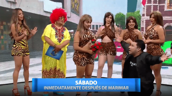 Sheyla Rojas se presentó en JB en ATV.