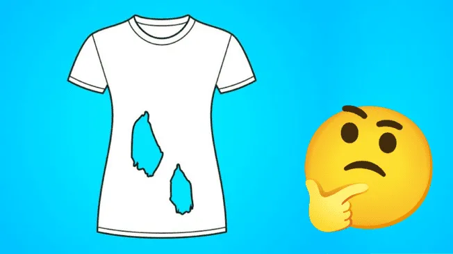 Reto viral: cuenta correctamente los agujeros en un polo. Reto viral: cuenta correctamente los agujeros en un polo.