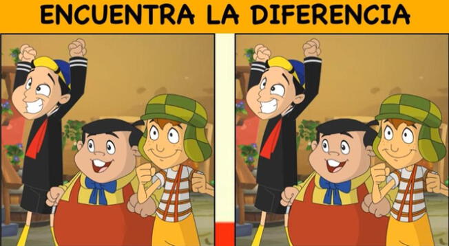 ¿Ves las diferencias en la imagen de 'El Chavo del 8'? solo el 5 % logró resolver este reto visual