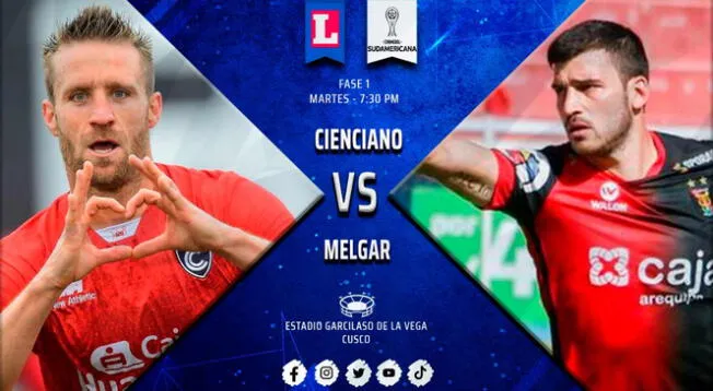 Cienciano vs. Melgar EN VIVO por Copa Sudamericana