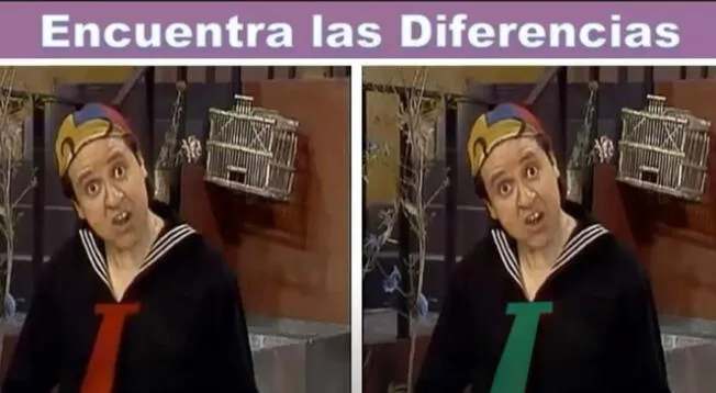 ¿Ves las diferencias en Quico? Diviértete con este acertijo visual