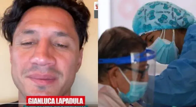 Gianluca Lapadula le pide a los peruanos que se ponga la tercera dosis de la COVID-19.