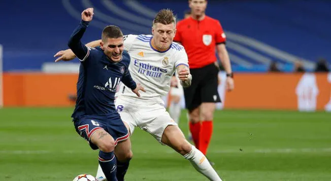 Kroos y Verratti en escena.