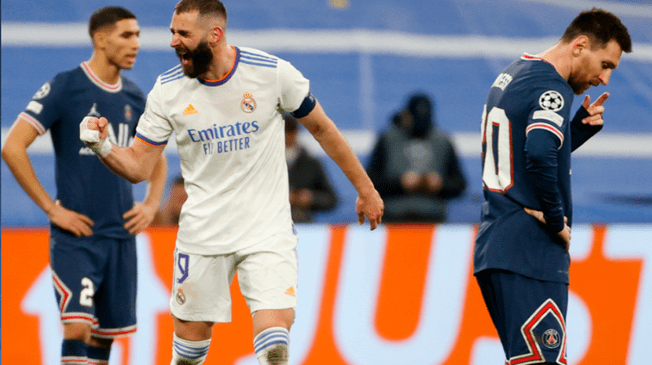 Gracias a Karim Benzema, hincha ganó su apuesta en el PSG vs. Real Madrid. Foto: EFE Gracias a Karim Benzema, hincha ganó su apuesta en el PSG vs. Real Madrid. Foto: EFE