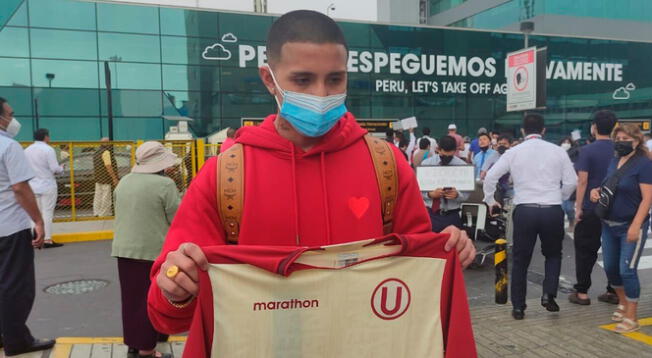 Rodrigo Vilca llegó al Perú para sumarse a Universitario