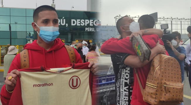 Rodrigo Vilca y su padre se emocionaron en el Aeropuerto Jorge Chávez