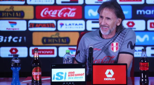 Ricardo Gareca: “Me deja tranquilo haber recibido solo dos goles en los últimos cuatro partidos”.