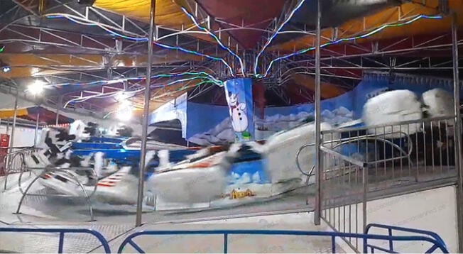 Play Land Parck: Nuevo VIDEO muestra el instante del accidente que deja al menos 2 heridos