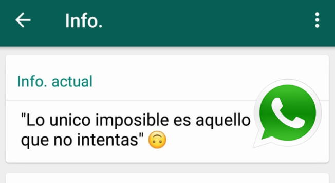 WhatsApp: Conoce las 15 mejores frases para que coloque en 'info' de la aplicación