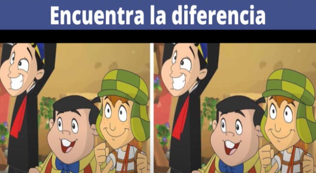 ¡Los personajes de El Chavo del 8 lucen distintos! Encuentra la diferencia en este acertijo visual