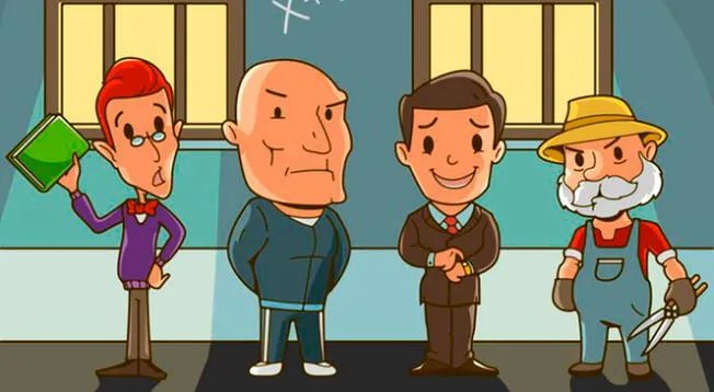 Descubre quién de estos 4 sujetos es el verdadero asesino.