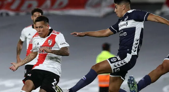 Ezequiel Barco fue la figura del River - Gimnasia.