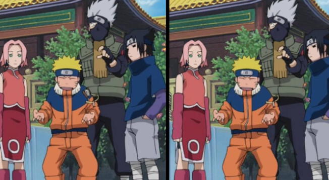 ¿Ves la diferencia en la imagen de Naruto?: solo el 5 % resolvió con éxito el acertijo visual