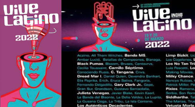 Vive Latino 2022: mira los horarios oficiales y escenarios de los artistas