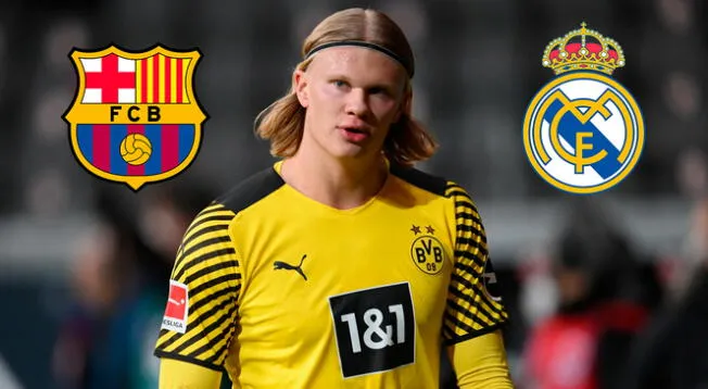 Erling Haaland más cerca del Real Madrid que el Barcelona