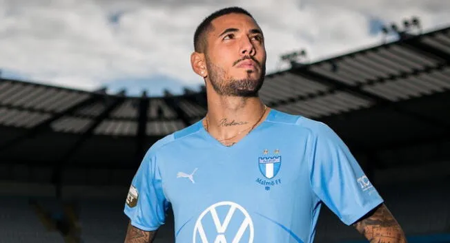 Sergio Peña llegó en agosto a Malmö FF procedente de FC Emmen.