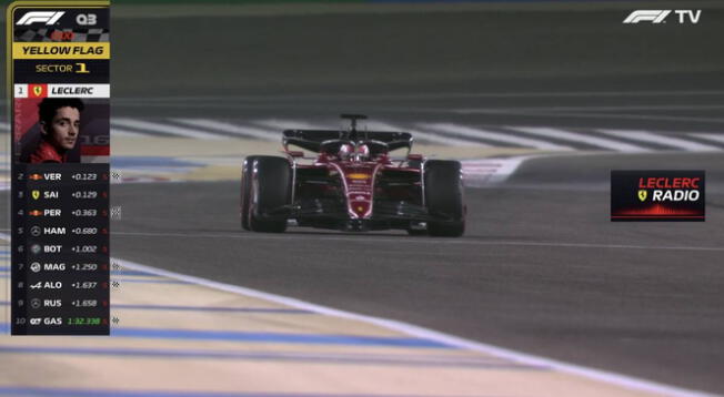 Carlos Sainz quedó segundo en la carrera Lewis Hamilton cerró el podio.