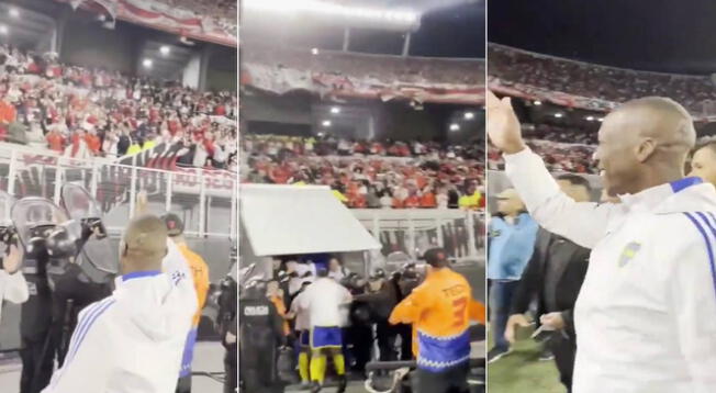 Luis Advíncula provocó a la hinchada de River Plate