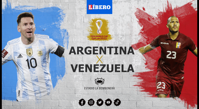 Argentina, con Lionel Messi recibe a Venezuela.