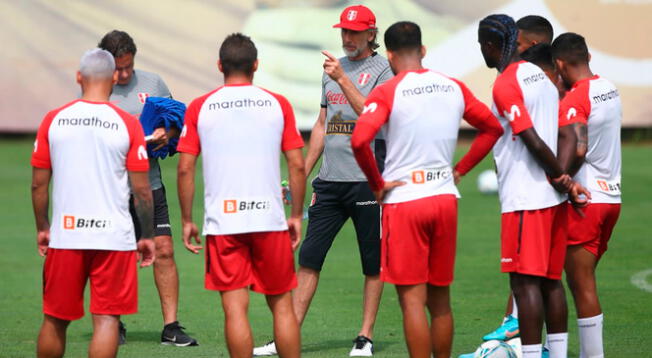 Ricardo Gareca paró esta oncena antes de viajar a Uruguay