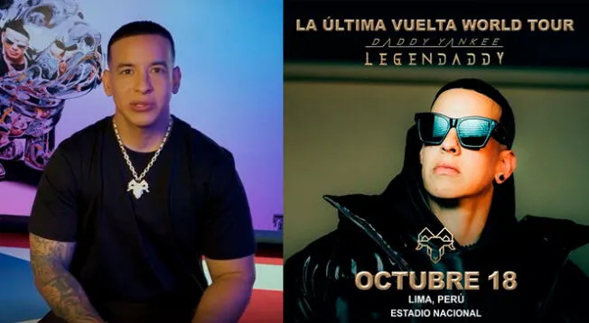 Daddy Yankee se presentará en Lima el próximo 18 de octubre.