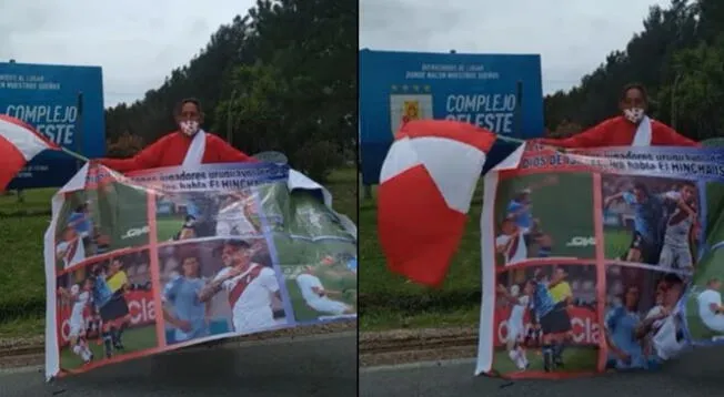 Hincha Israelita visita concentración de Uruguay: "Jueguen al fútbol limpio" - VIDEO