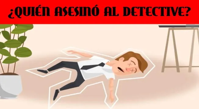 ¿Quién asesinó al detective? Descífralo en segundos