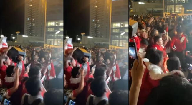 Perú vs Uruguay: Hinchas cantan y bailan