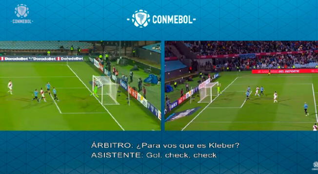Revelaron los audios del VAR en la jugada que pudo significar el gol de Perú