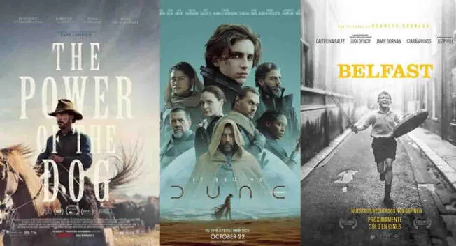 Películas con más nominaciones