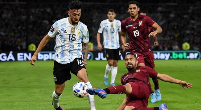 Argentina le gana a Venezuela por las Eliminatorias