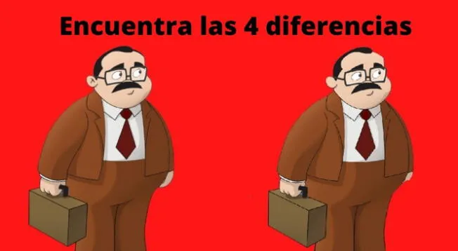 ¿Podrás hallar las 4 diferencias? Resuelve este reto visual de 'El Señor Barriga'