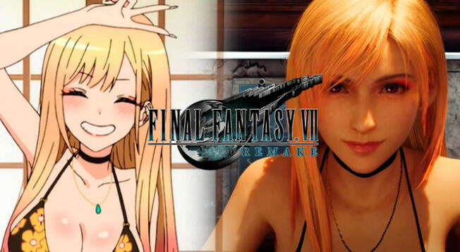 Final Fantasy VII: crean mod para Tifa basado en Marin de My Dress-Up Darling